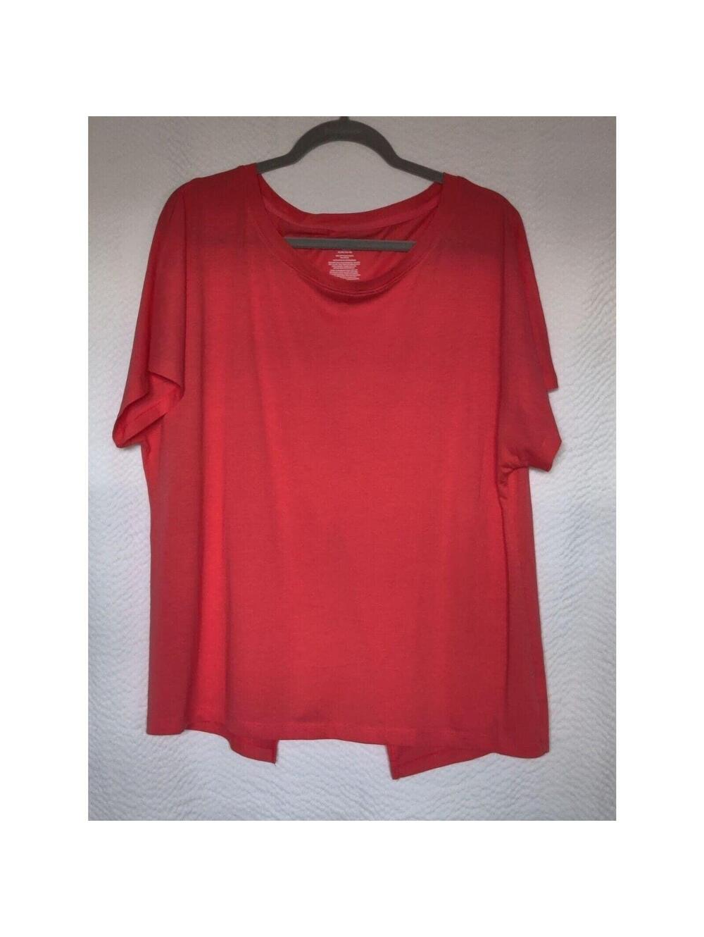 Athletic Works Mens XXXL Begonia Pink Split Back Activewear Top